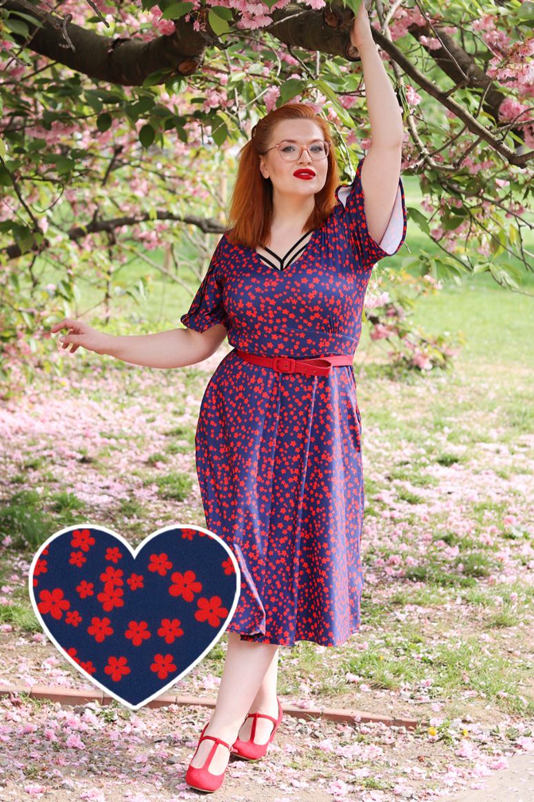 slip dress blue Emma Slip Dress main image 1