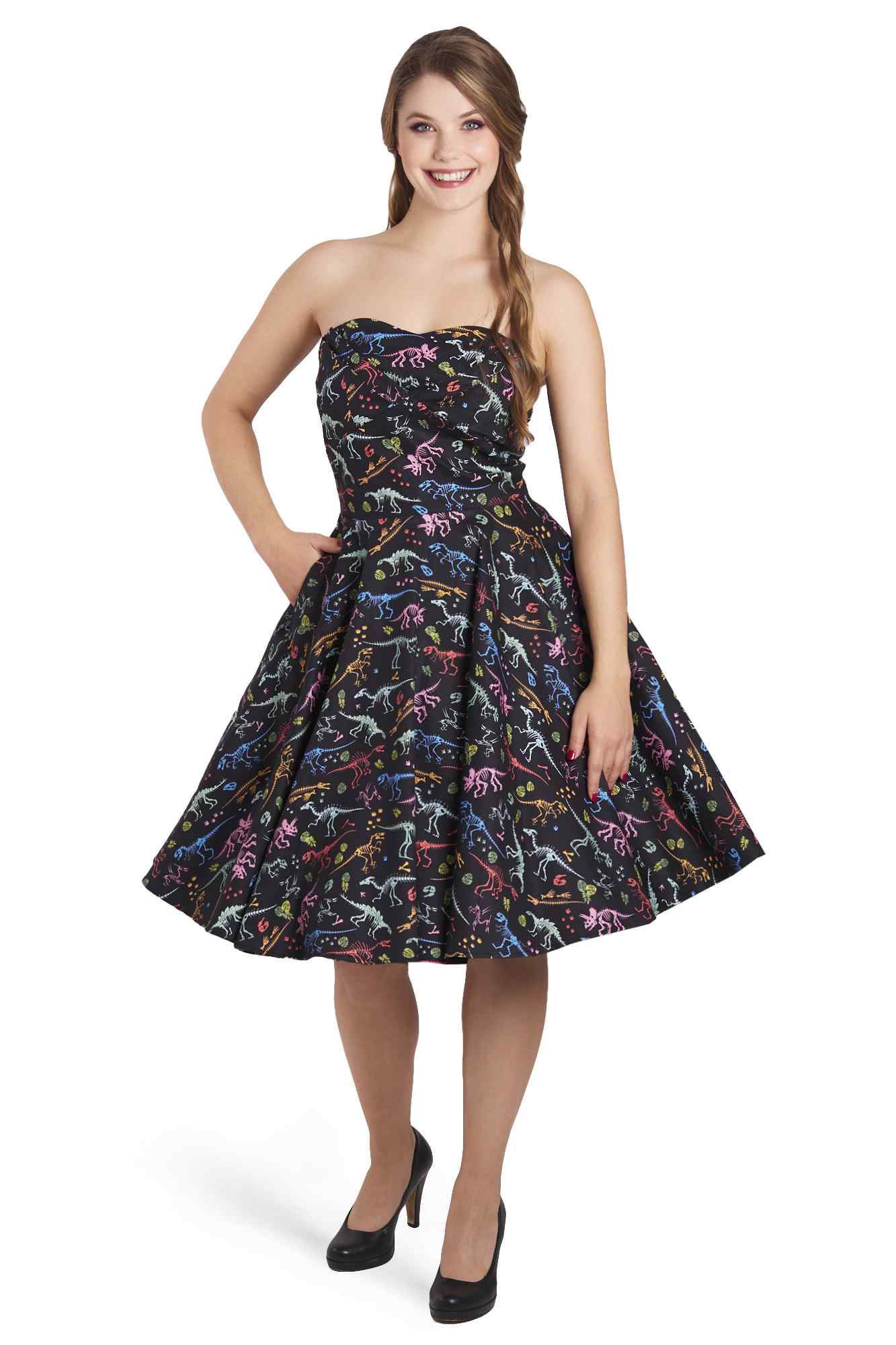 Shrunken Institutional Dress Ptp Fossil Grey