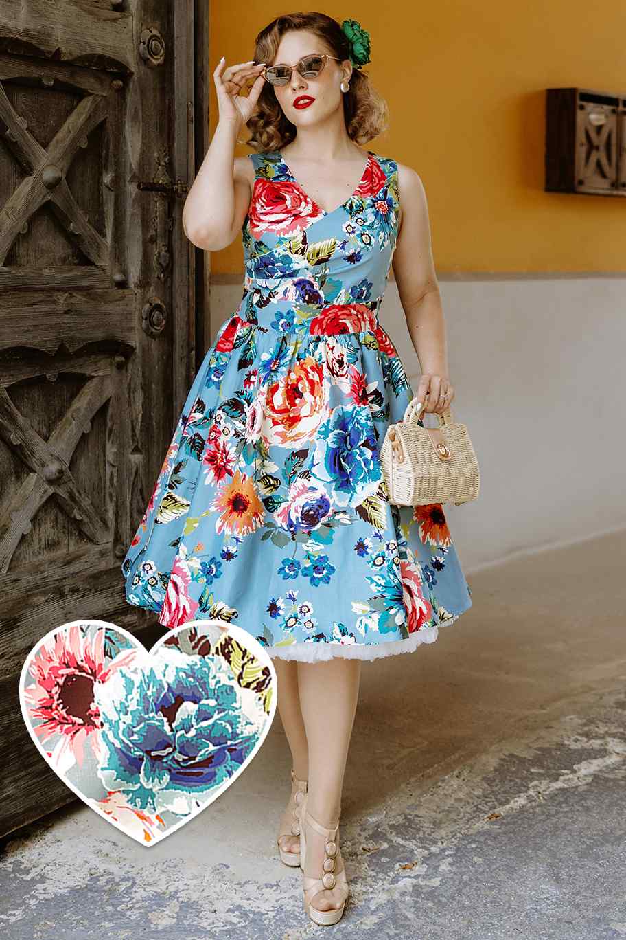 princess polly baby blue dress Blue Crossover Dress | Day Wear Dresses