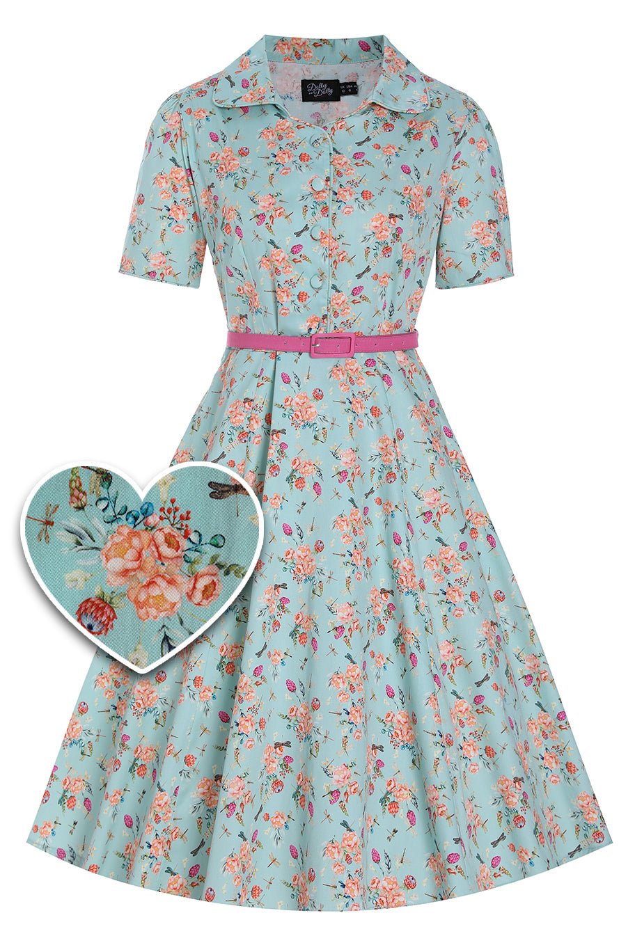 Mint Leaf Shirt Dress