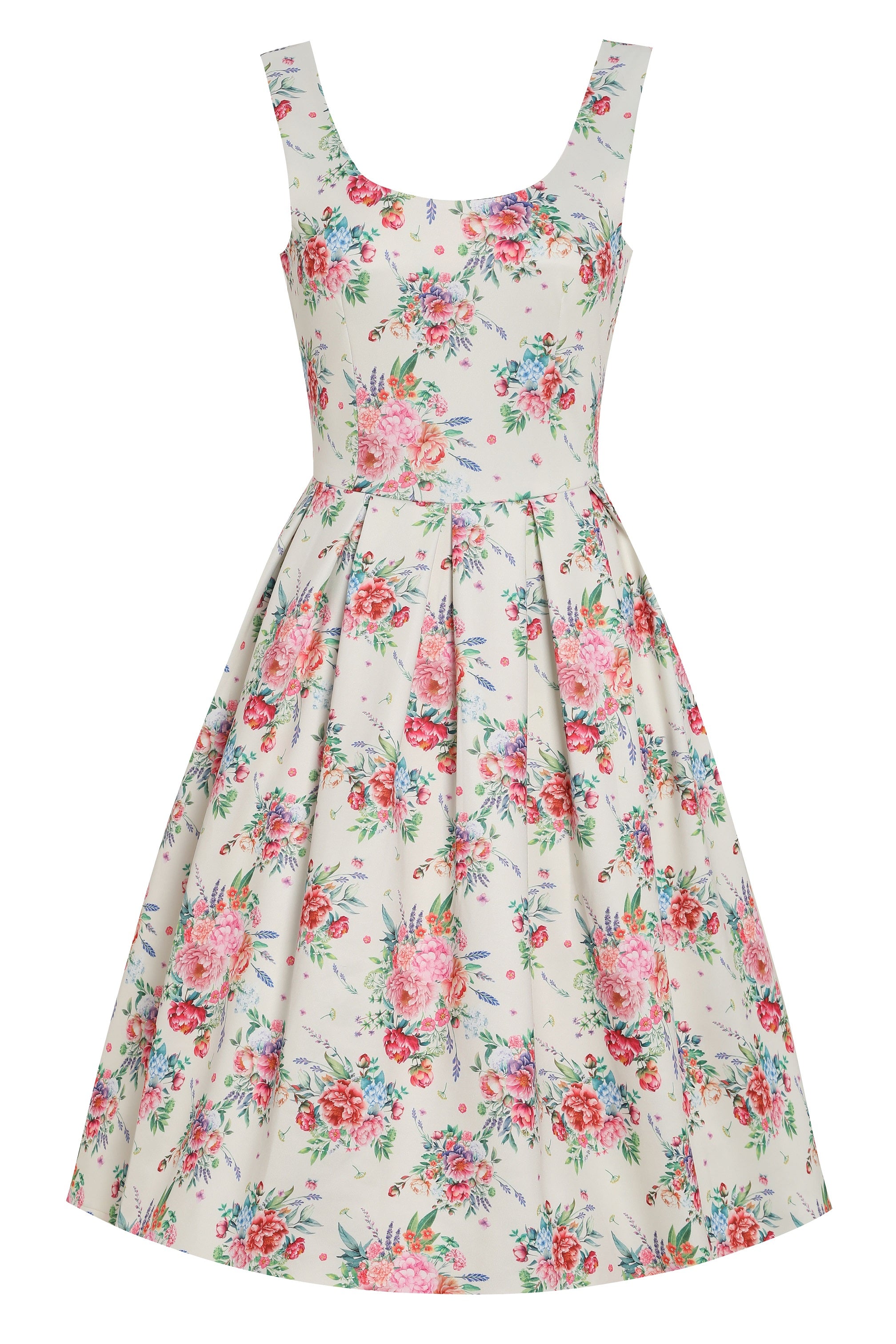 Summer Garden Sleeveless Swing Dress main image 0
