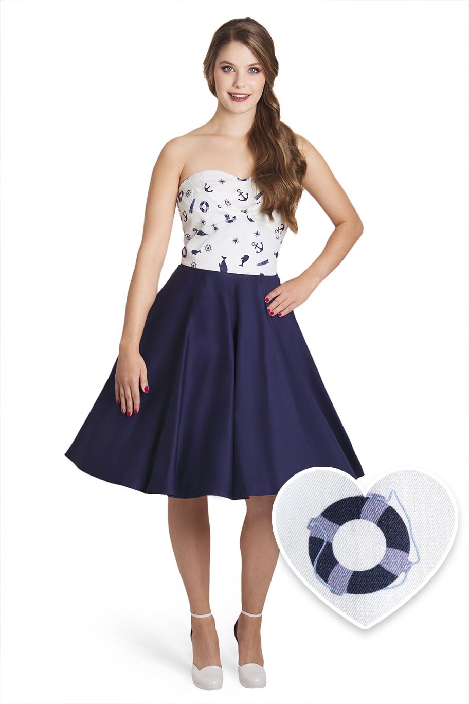 Nautical cocktail dress shop