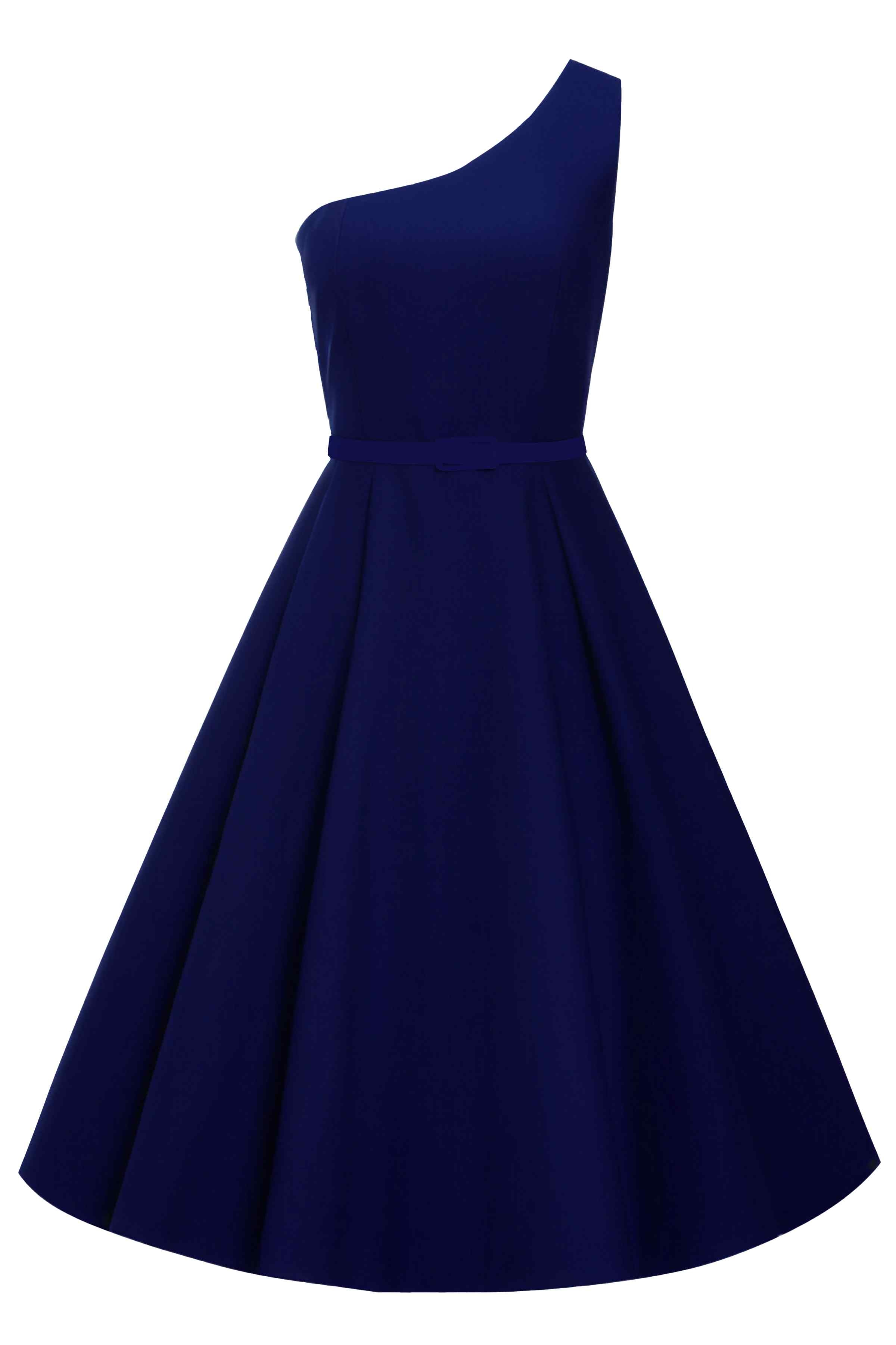 1210287 Navy Blue Swing Dress