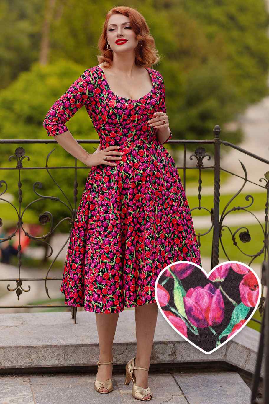 Scarlette Tulip Midi Dress