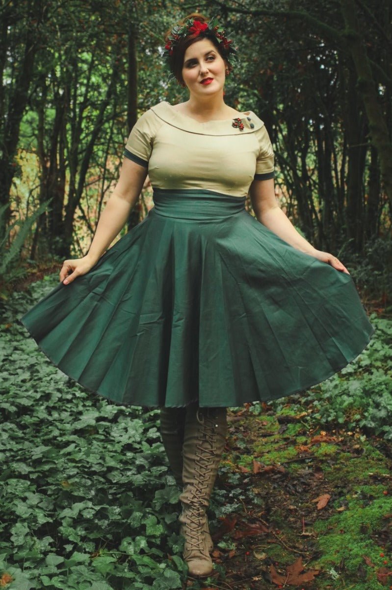 Retro swing dress plus size clearance