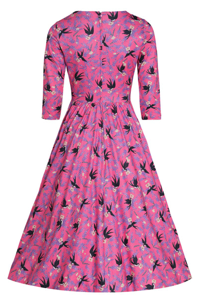 Pink Swallow Dress