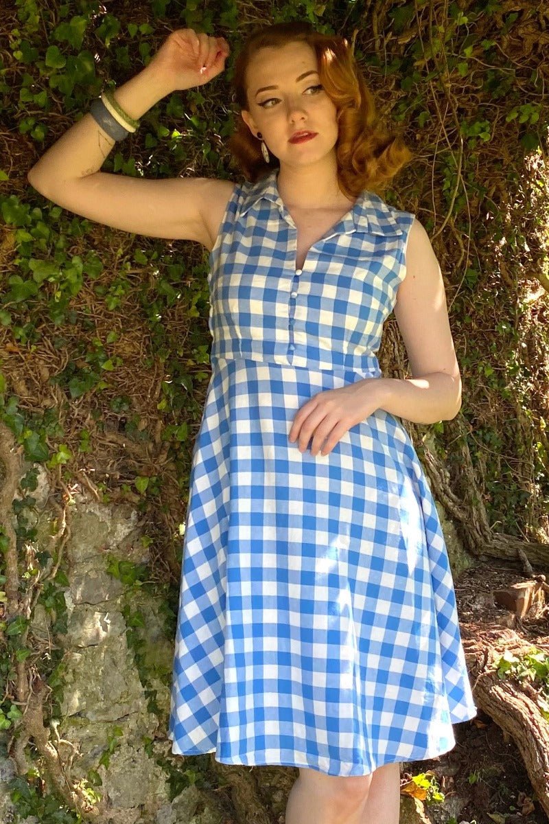Gingham cheap shirt dress