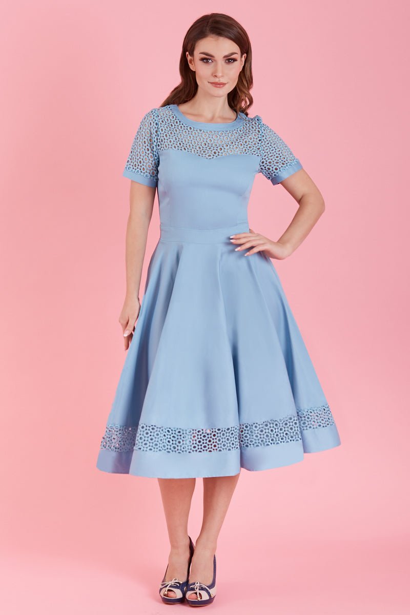 Baby blue day dress clearance