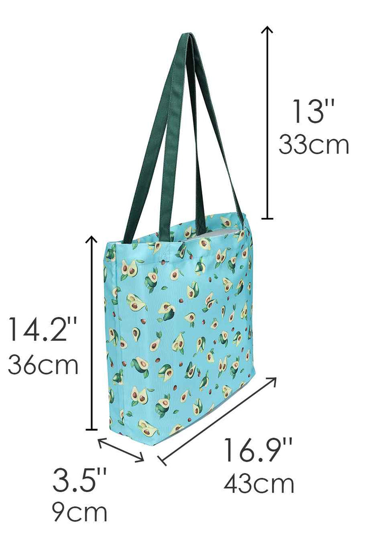 CafePress Avocado Tote Bag - Natural Canvas Reusable Shopping Bag, Eco-Friendly Tote
