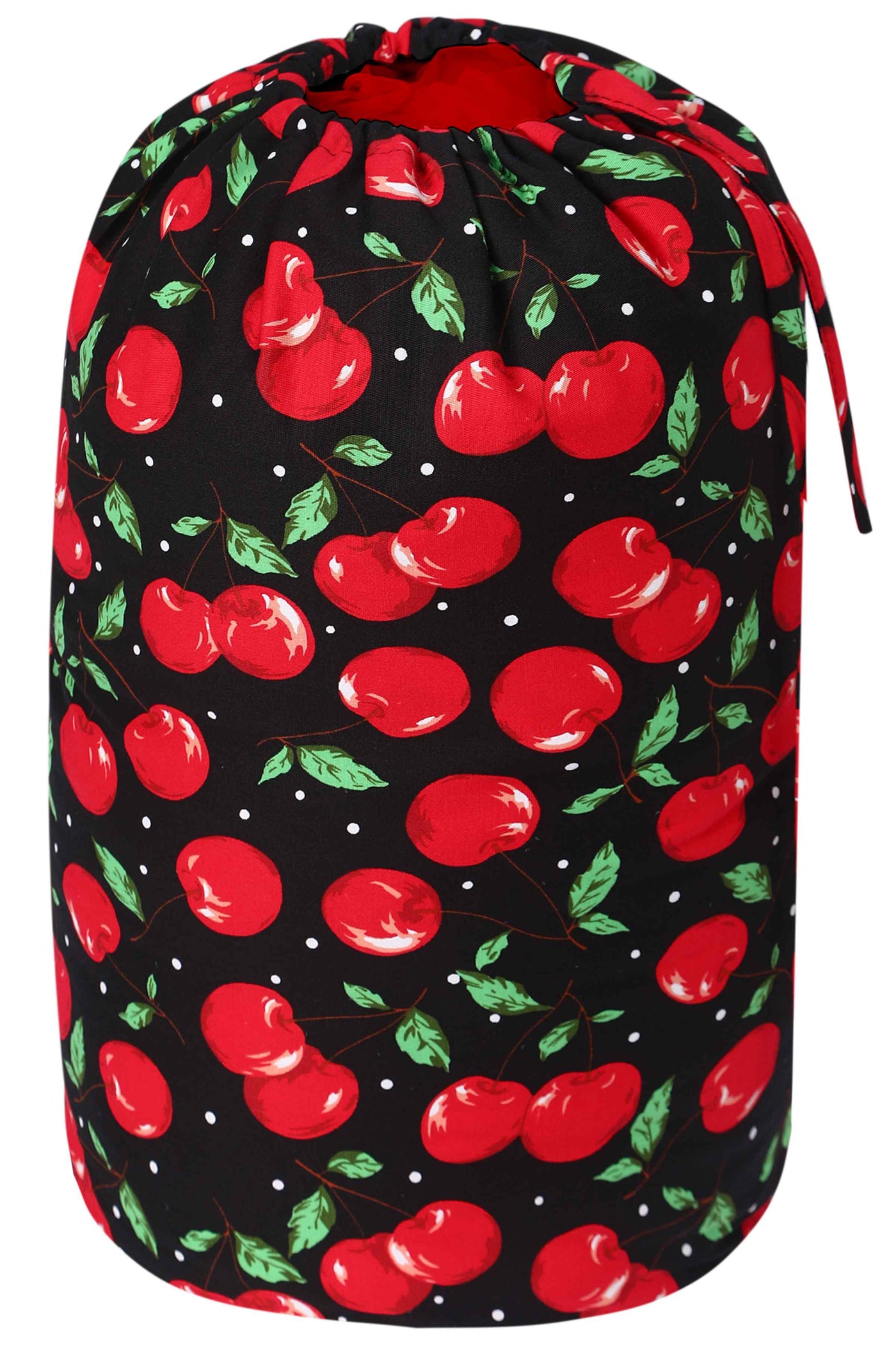 Black Red Cherry Petticoat Bag For 2 Petticoats