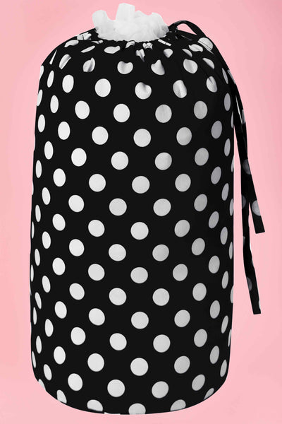 Black White Polka Dot Petticoat Bag For 2 Petticoats