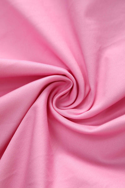 Close up view of Crochet Lace Formal Dress In Light Pink