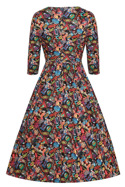 Long Sleeved Pop Art Dress