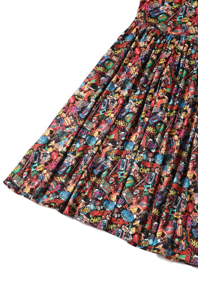 Long Sleeved Pop Art Dress