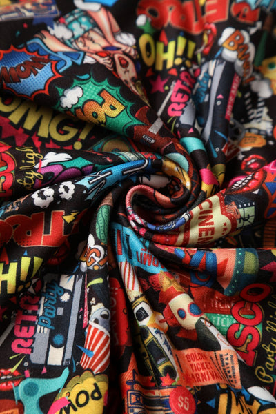 Long Sleeved Pop Art Dress