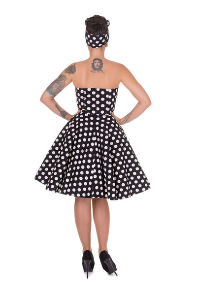 Retro Black Polka Dot Dress