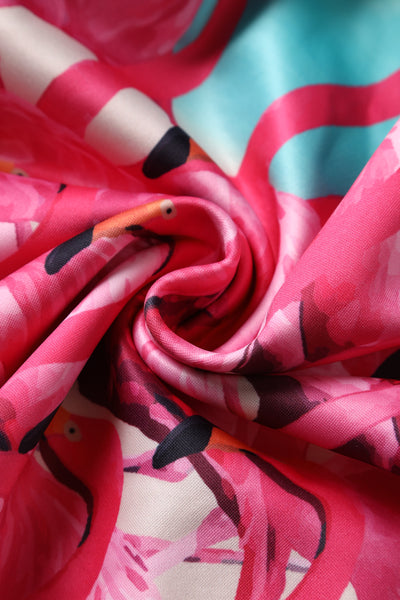 Annie Flamingo Sunset Swing Dress