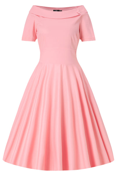 Light Pink Vintage Circle Dress