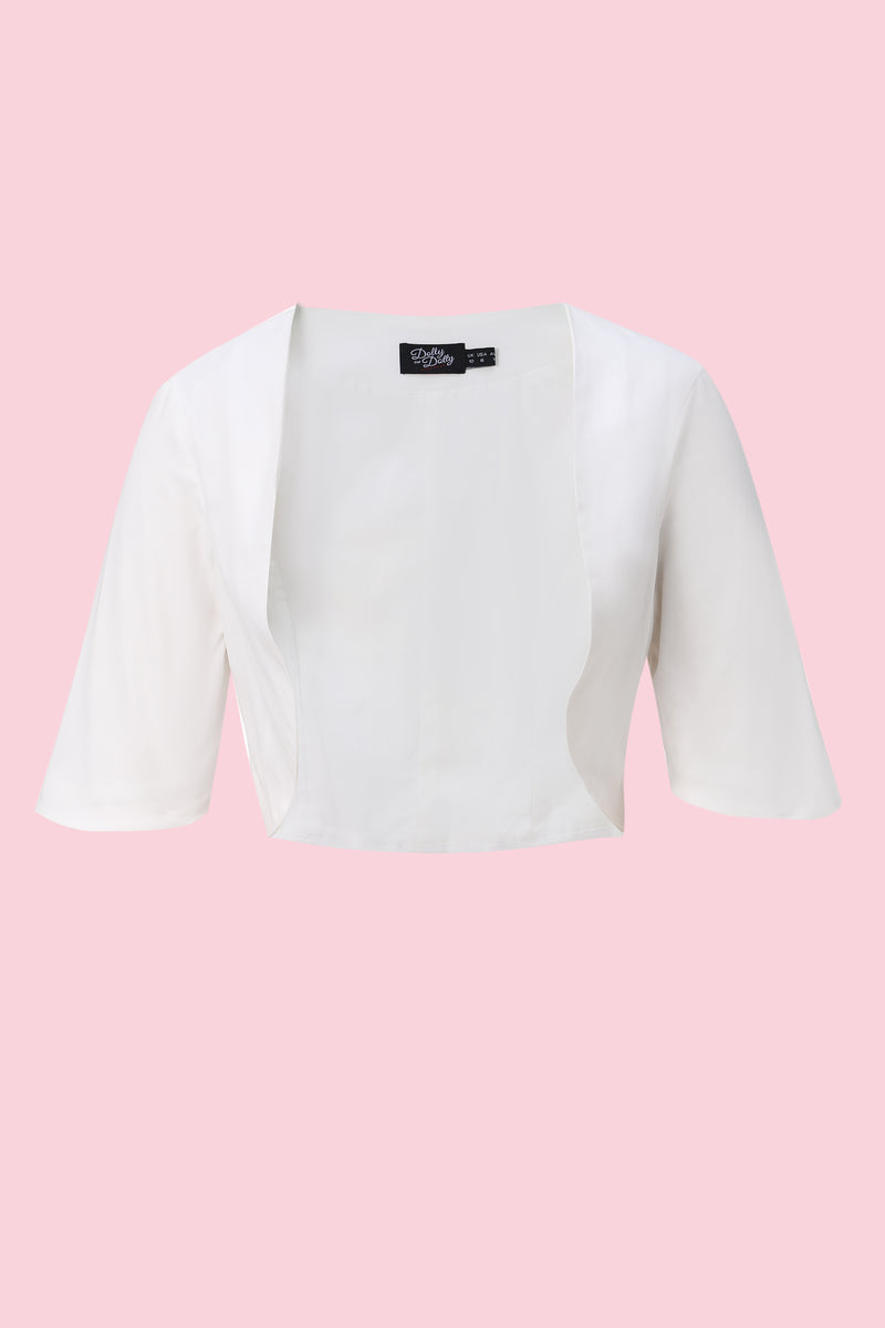 White Bolero Jacket