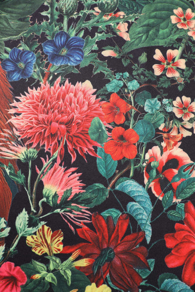 Pattern of Aisley Forest Fox Midi Skirt