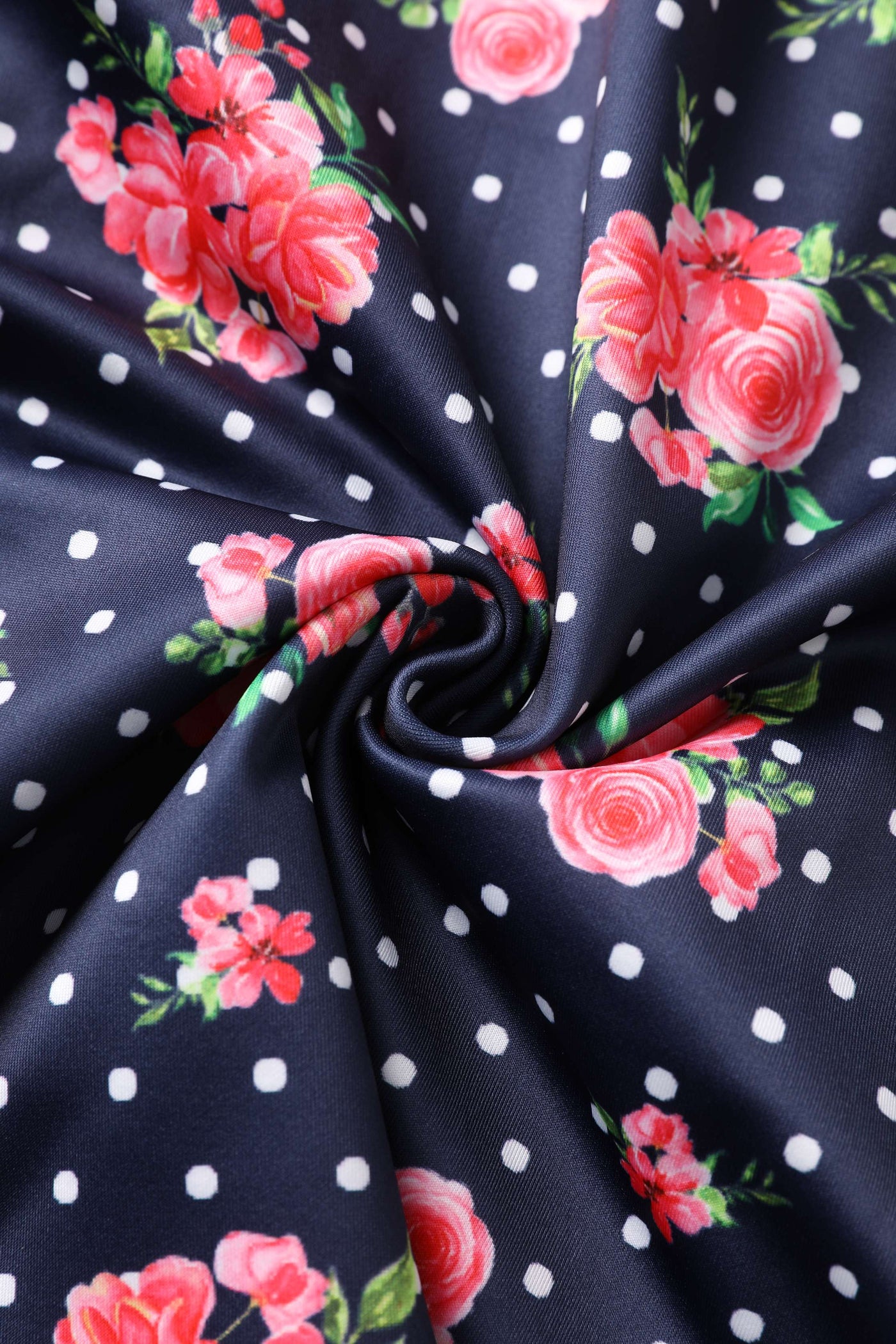 Fabric of Aisley Pink Rose Midi Skirt In Blue