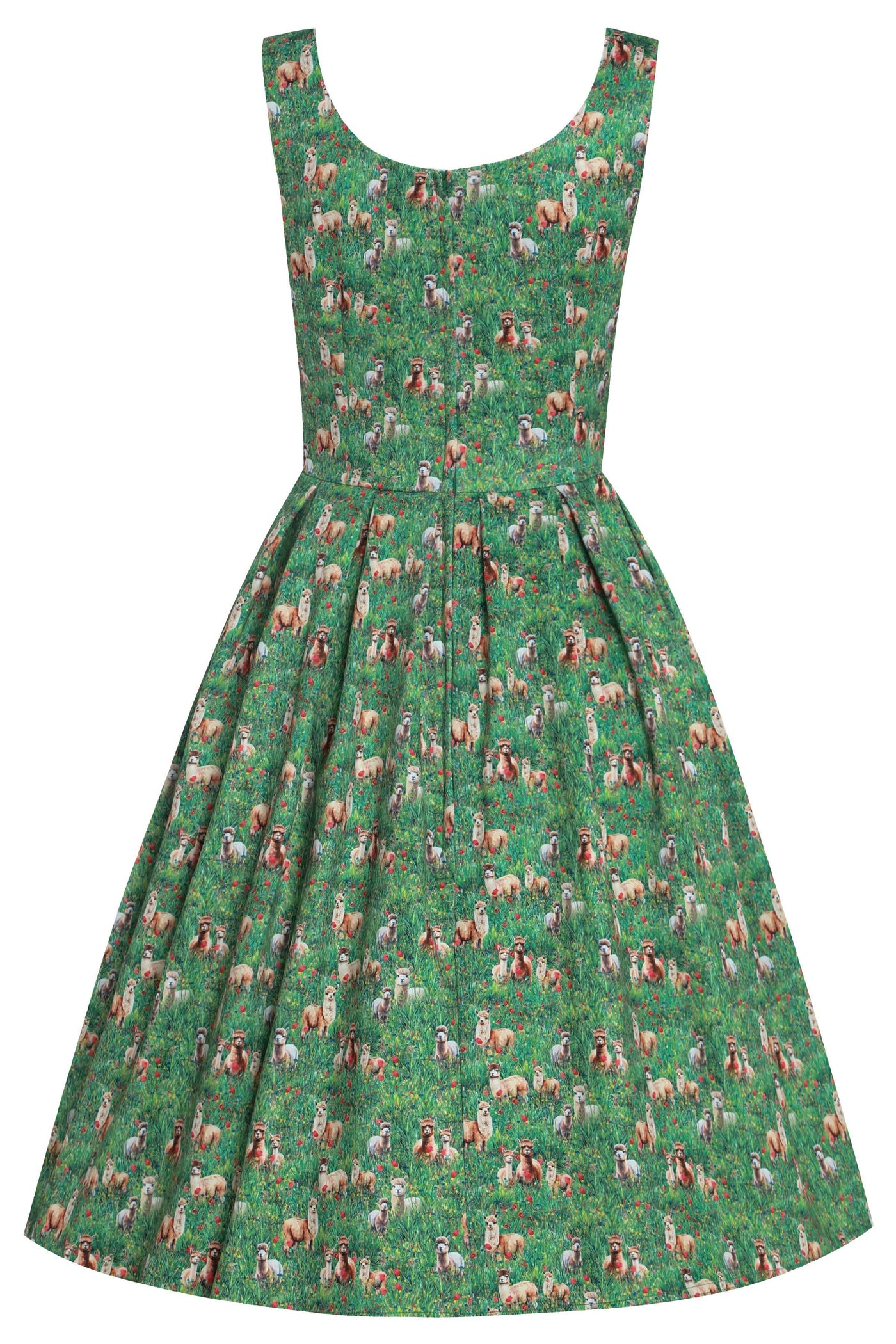 Alpaca In The Field Flared Dress