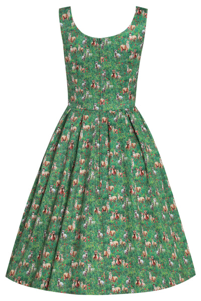 Alpaca In The Field Flared Dress