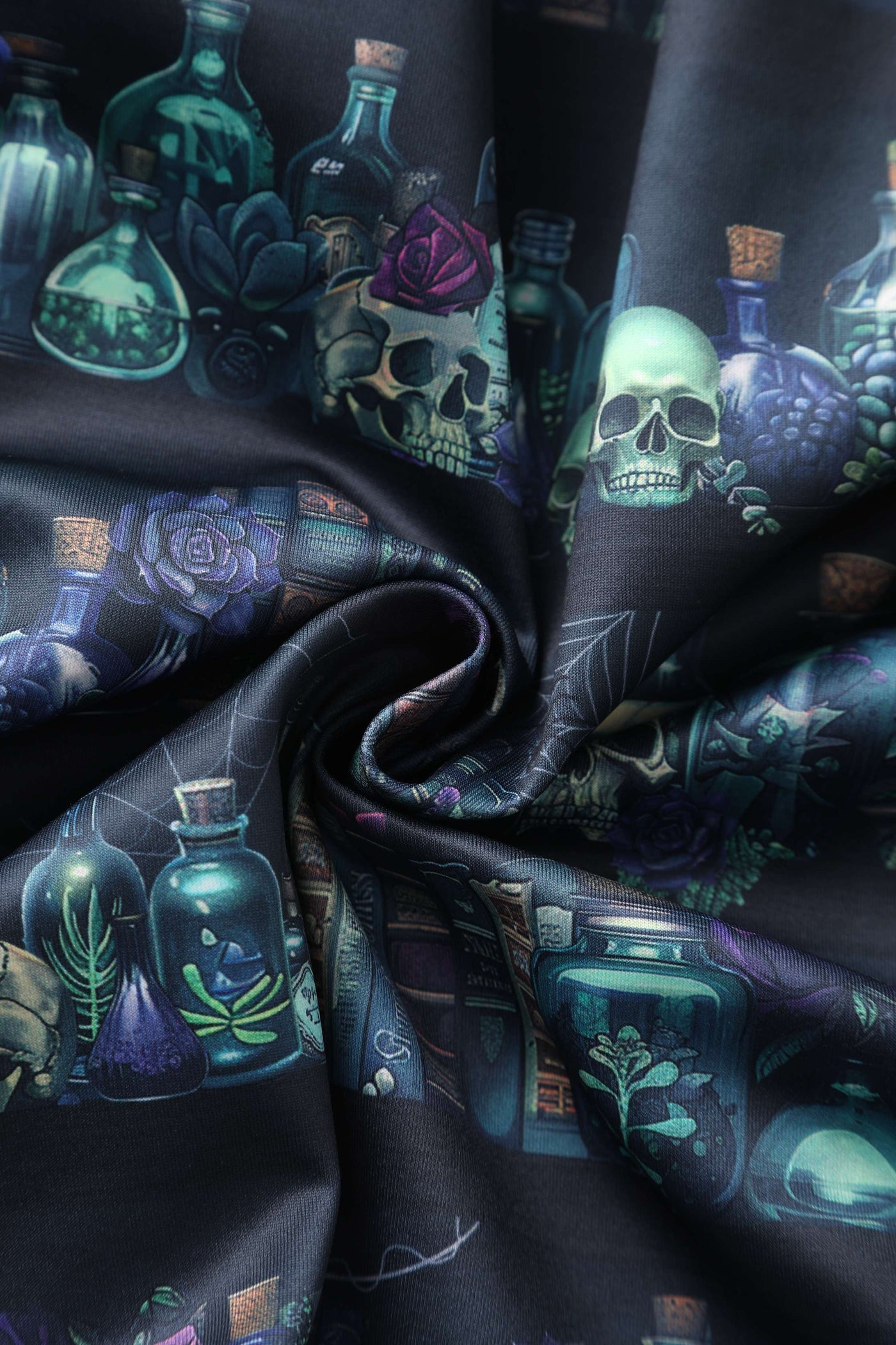 Fabric of Amanda Black Magic Swing Dress