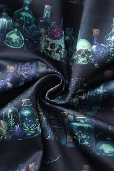 Fabric of Amanda Black Magic Swing Dress