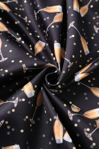 Fabric of Amanda Champagne Swing Dress