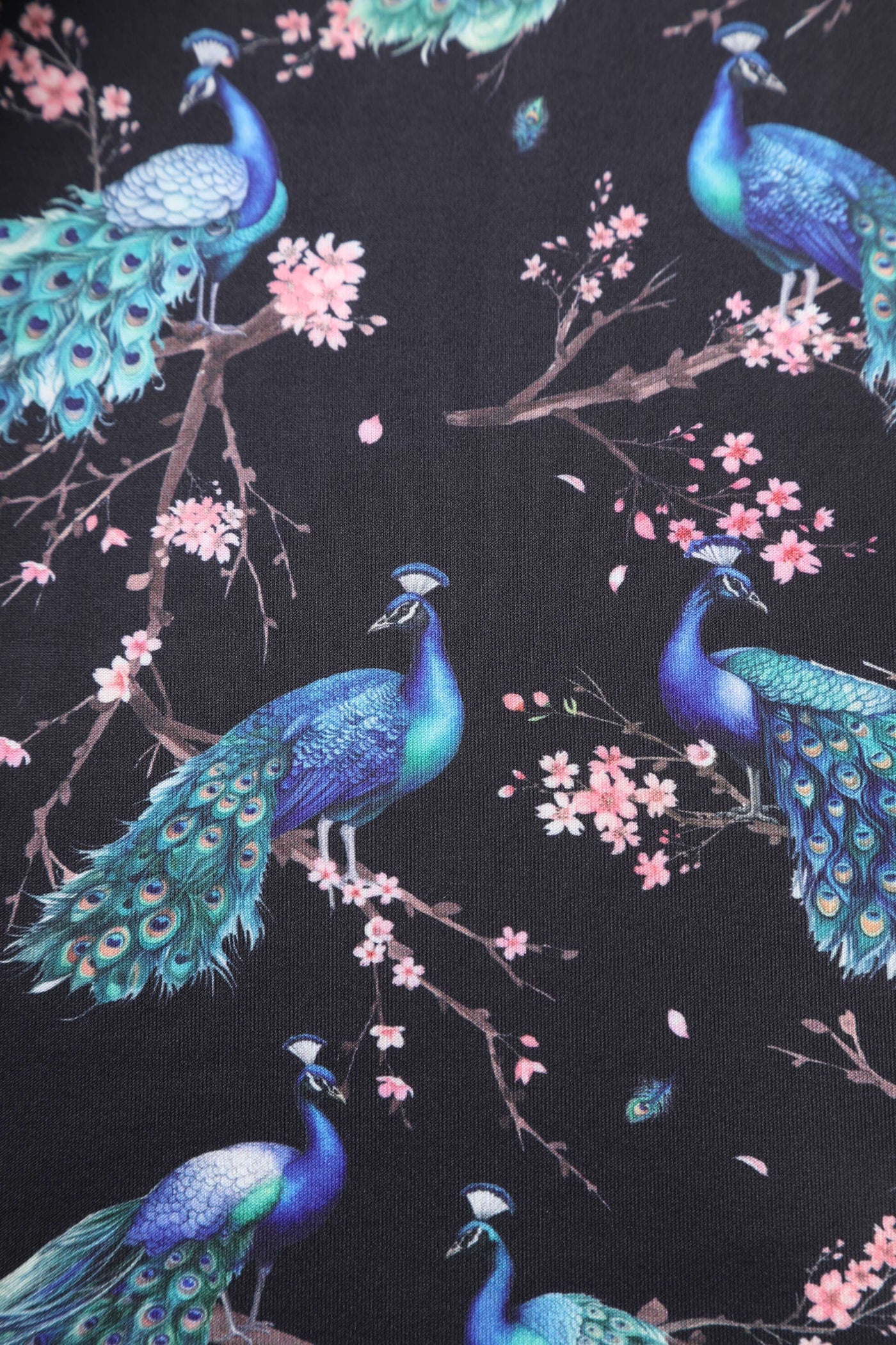 Pattern of Amanda Peacock Swing Dress In Dark Blue