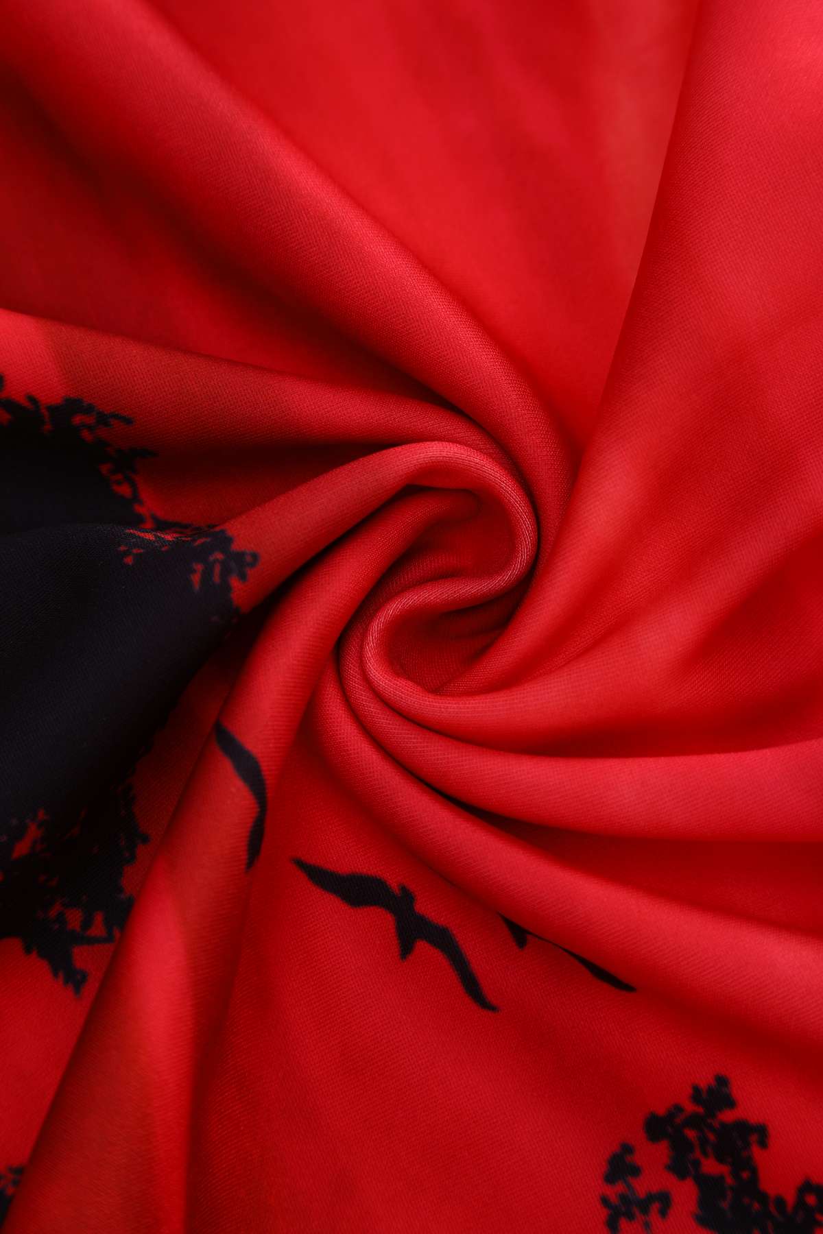 Fabric of Amanda Red Sunset Flared Dress