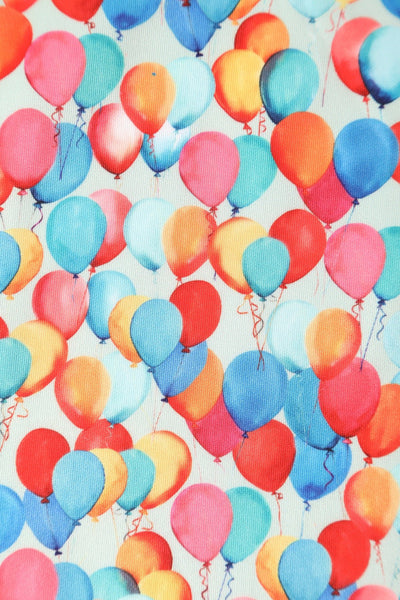 Close up view of Balloon Sky Flared Dress