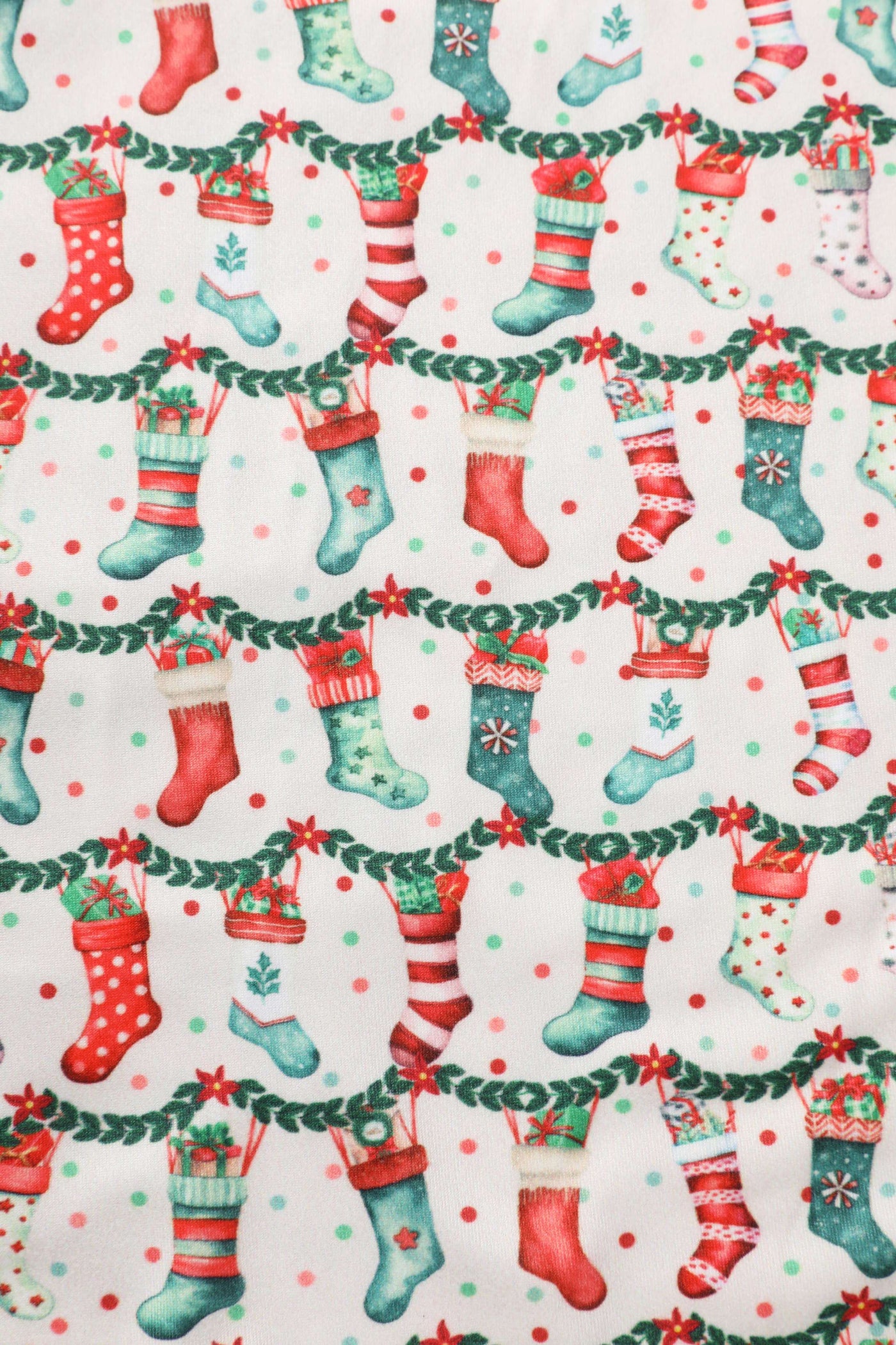 Pattern of Billie Christmas Stocking Long Sleeved Dress