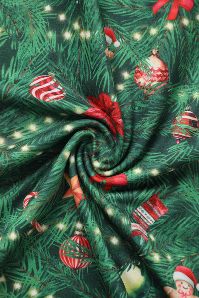 Fabric of Billie Christmas Tree Long Sleeved Dress