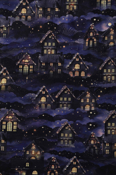 Pattern of Billie Purple Christmas Eve Flared Dress