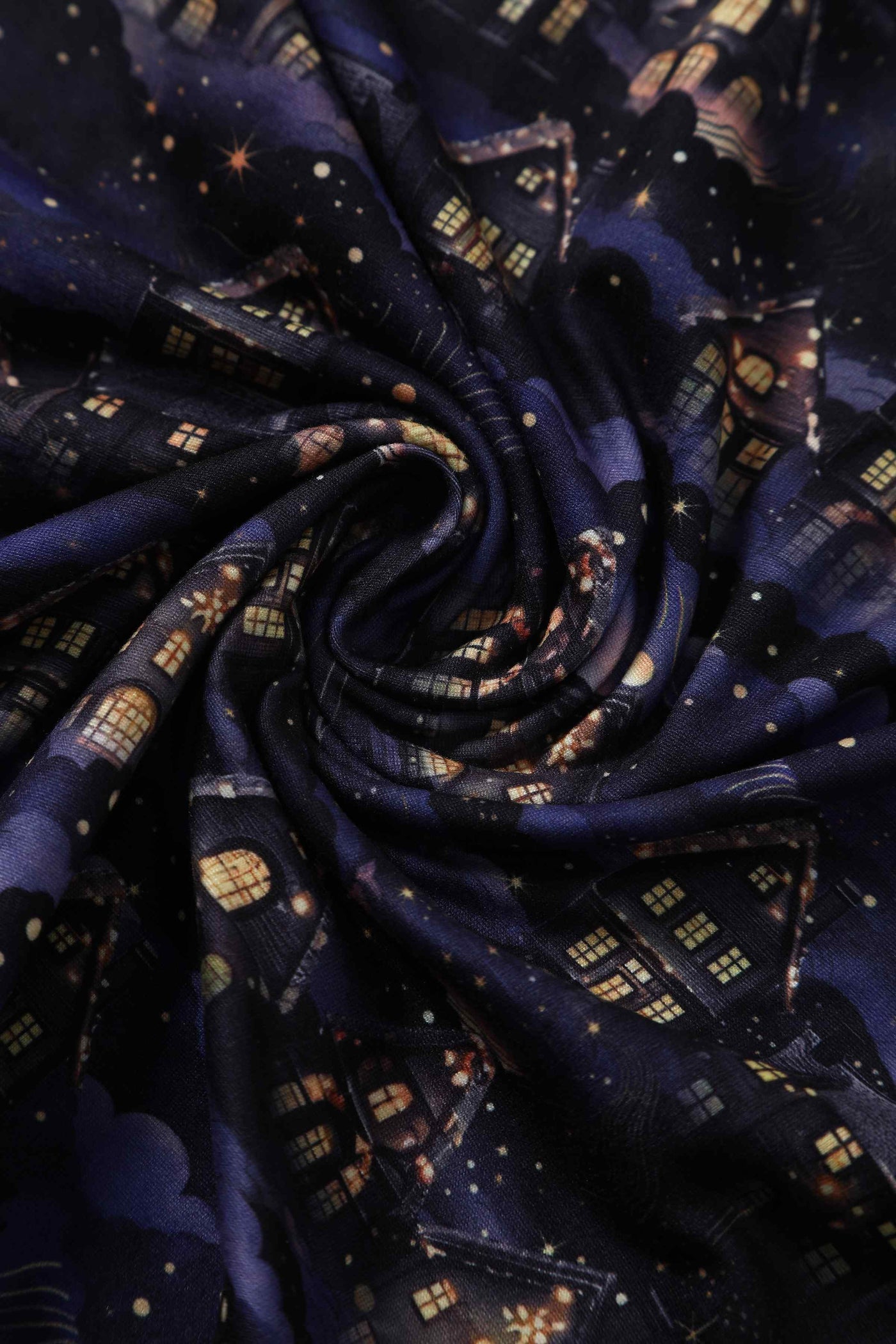Fabric of Billie Purple Christmas Eve Flared Dress