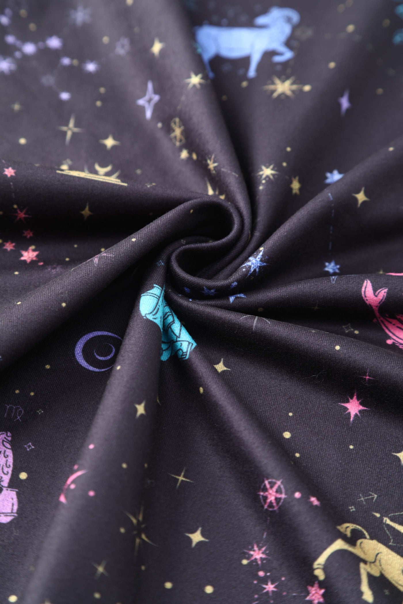 Fabric of Billie Sparkly Horoscope Black Dress