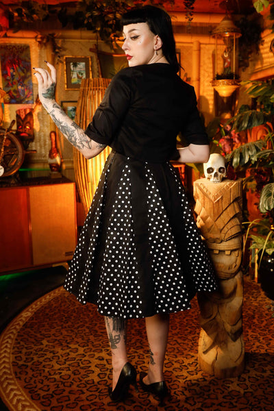A model wearing a Black Bolero Jacket