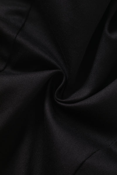 Close up view of Black Bolero Jacket