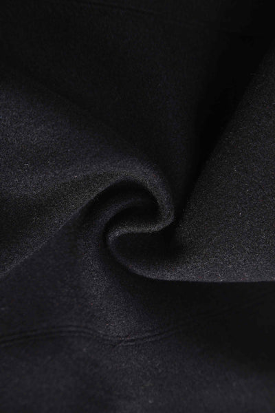 Close up view of Black Cape Jacket