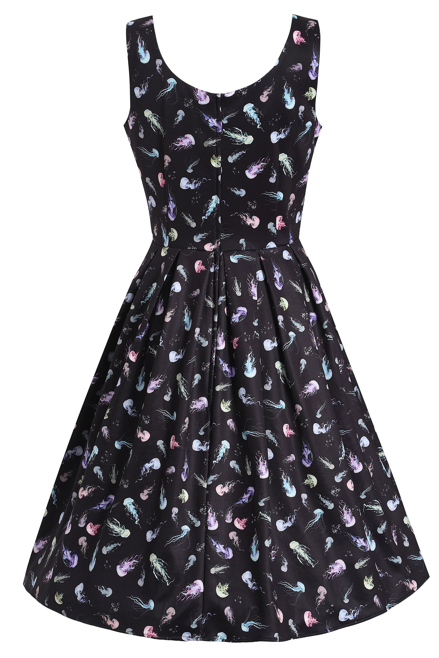  Black Jellyfish Swing Dress