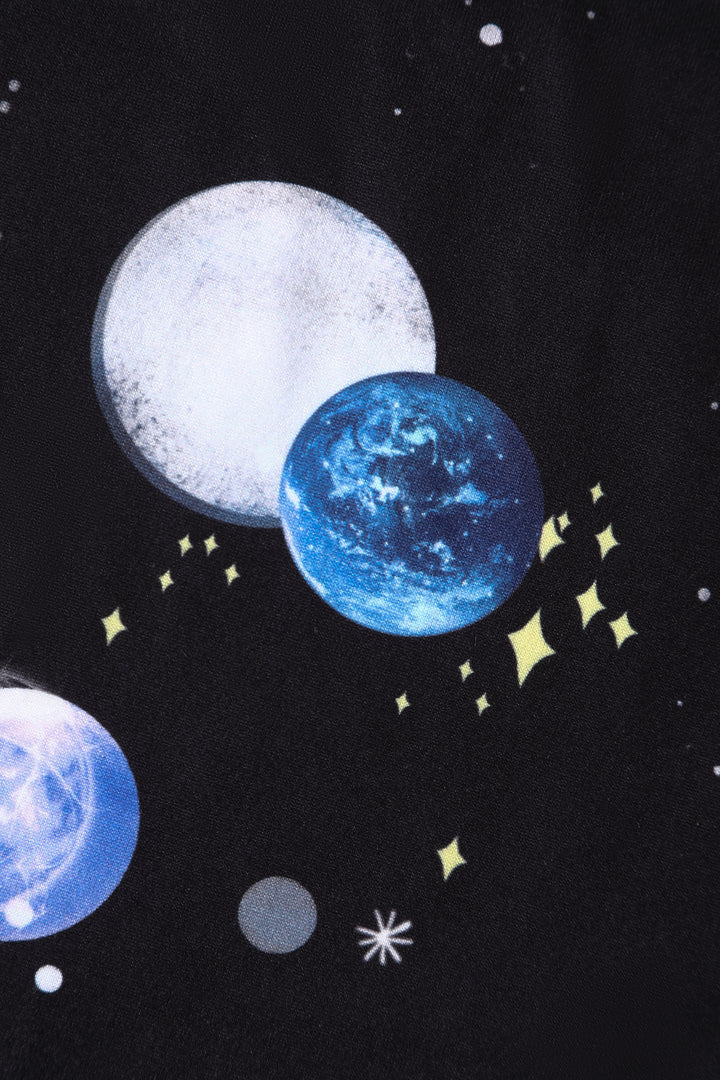 Billie Black Universe Planet Dress