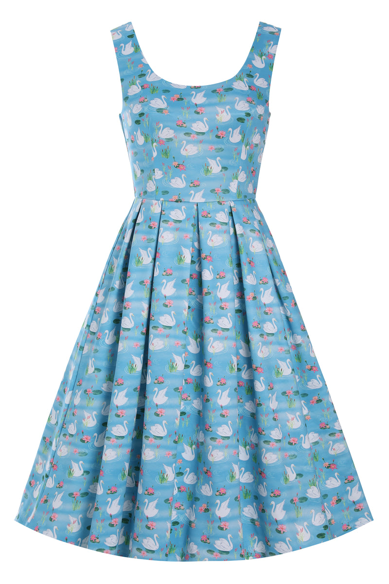 Blue Swan Lake Swing Dress