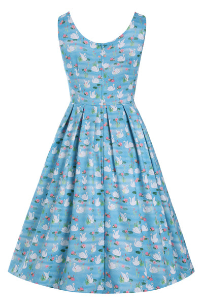 Blue Swan Lake Swing Dress