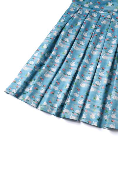 Blue Swan Lake Swing Dress