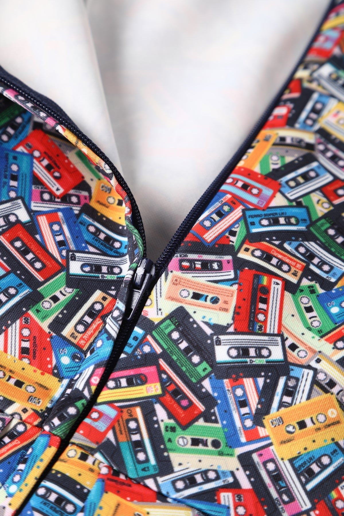 Close up view of Cassette Swing Dress