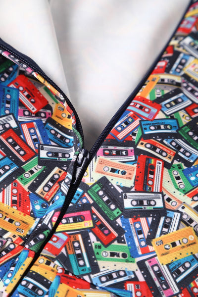 Close up view of Cassette Swing Dress