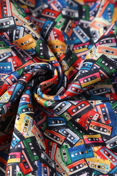 Close up view of Cassette Swing Dress