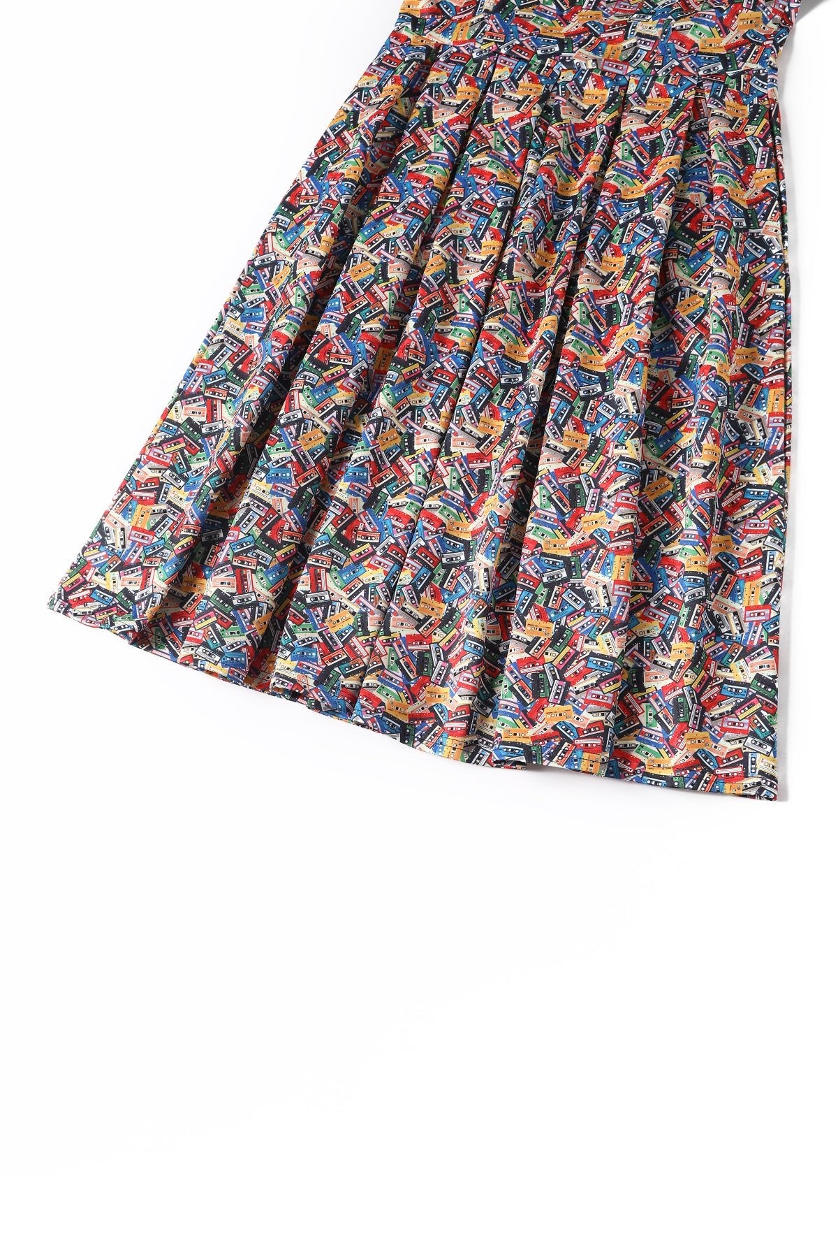 Close up view of Cassette Swing Dress